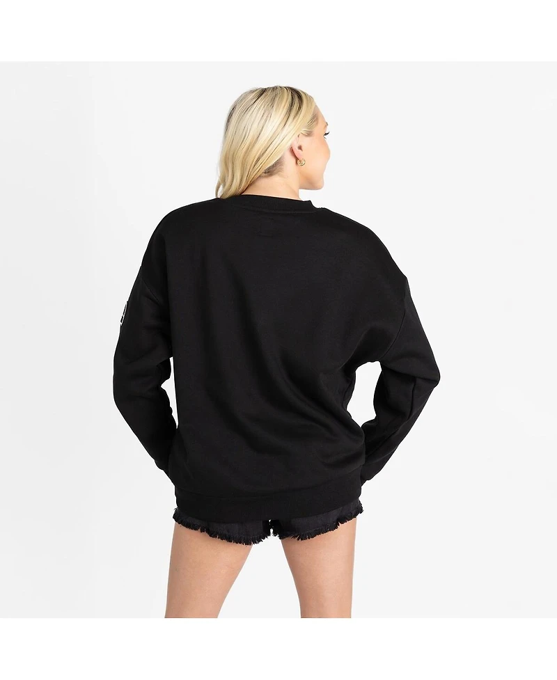 Gameday Couture Women's Black Texas Longhorns Oversized Level Up Label Premium Sweatshirt