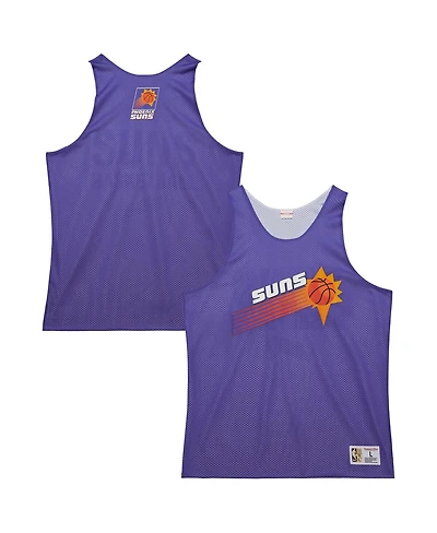Mitchell & Ness Men's Purple/White Phoenix Suns Hardwood Classics Reversible Mesh Practice Jersey