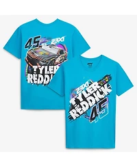 23xi Racing Men's Teal Tyler Reddick 45 Chumba Tropical Car T-Shirt