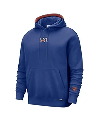Nike Men's Blue New York Knicks 2025/26 City Edition Courtside Remix Premium Hoodie