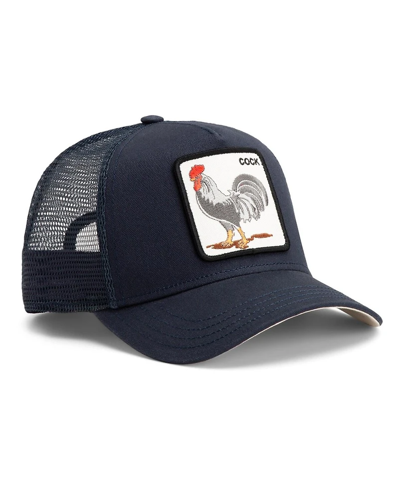 Goorin Bros. Men's Navy The Rooster Adjustable Trucker Hat