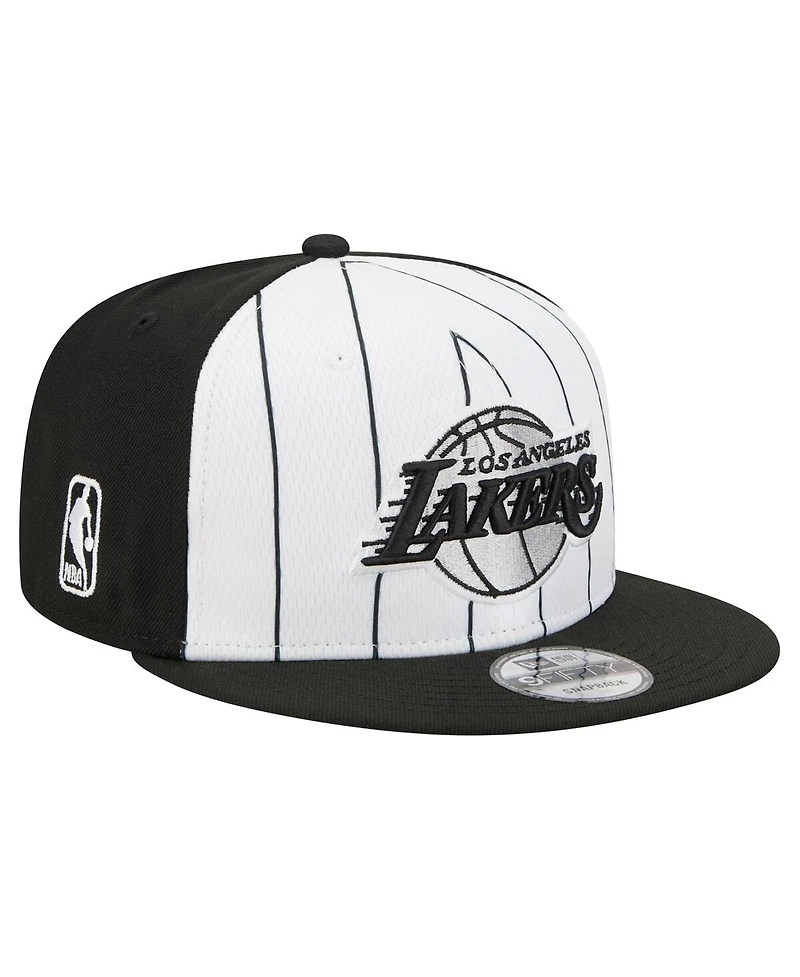 New Era Men's White Los Angeles Lakers 2025 Nba Tip Off 9FIFTY Snapback Hat