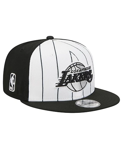 New Era Men's White Los Angeles Lakers 2025 Nba Tip Off 9FIFTY Snapback Hat