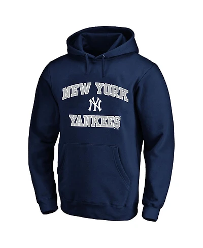 Fanatics Men's Navy New York Yankees Big & Tall Heart Soul Hoodie
