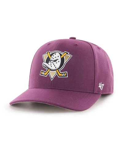 '47 Brand Men's Purple Anaheim Ducks Cold Zone Mvp Adjustable Hat