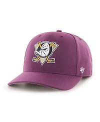 '47 Brand Men's Purple Anaheim Ducks Cold Zone Mvp Adjustable Hat