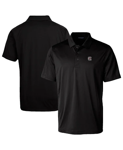 Cutter & Buck Men's Black South Carolina Gamecocks Prospect Eco Textured Stretch Polo Shirt