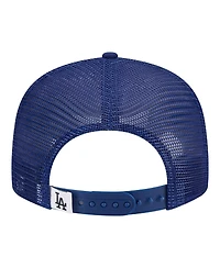 New Era Big Boys and Girls Royal Los Angeles Dodgers 9FIFTY Trucker Snapback Hat