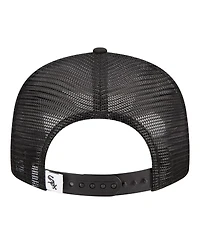 New Era Big Boys and Girls Black Chicago White Sox 9FIFTY Trucker Snapback Hat