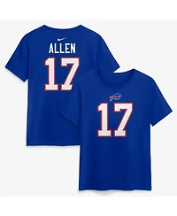Nike Women's Josh Allen Royal Buffalo Bills Player Name & Number T-Shirt