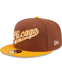 New Era Men's Brown Chicago White Sox Tiramisu 59FIFTY Fitted Hat