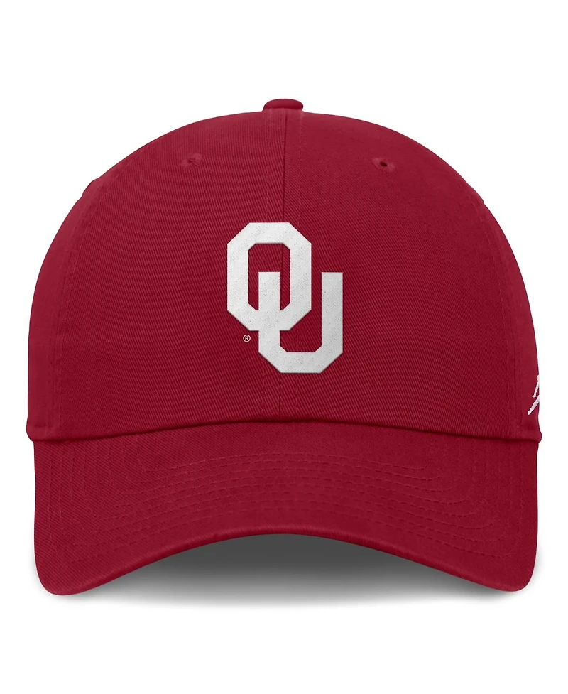 Jordan Men's Crimson Oklahoma Sooners Club Adjustable Hat
