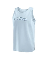 Fanatics Men's Light Blue Cleveland Guardians Elements Tank Top