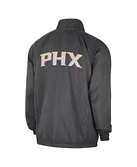 Jordan Men's Gray Phoenix Suns Courtside Statement Edition Jumpman Jam Full-Zip Jacket