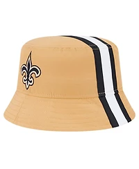 New Era Men's Gold Orleans Saints Helmet Bucket Hat