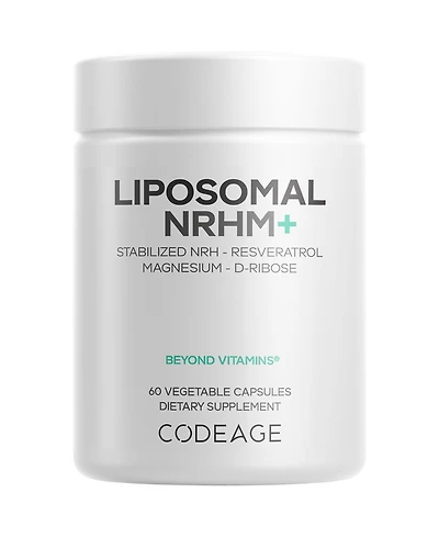 Codeage Liposomal Nrhm Resveratrol, D-Ribose, Quercetin, Magnesium, Vitamin C, 60 Capsules