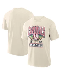 Fanatics Men's Profile Cream St. Louis Cardinals Big & Tall Screen Print T-Shirt