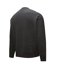 Mitchell & Ness Men's Black Boston Celtics Hardwood Classics Blackout Collection Snow Washed Pullover Sweatshirt