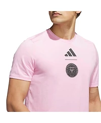 Adidas Men's Light Pink Inter Miami Cf 2026 Jersey Hook Pregame T-Shirt
