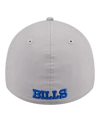 New Era Men's Gray Buffalo Bills Perforated 39THIRTY Flex Hat