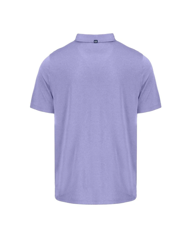 Cutter & Buck Men's Purple Clemson Tigers Coastline Epic Comfort Eco Polo Shirt