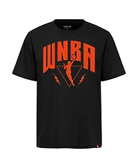 Sportiqe Men's Black Wnba Logowoman Duke Premium Relaxed Fit T-Shirt