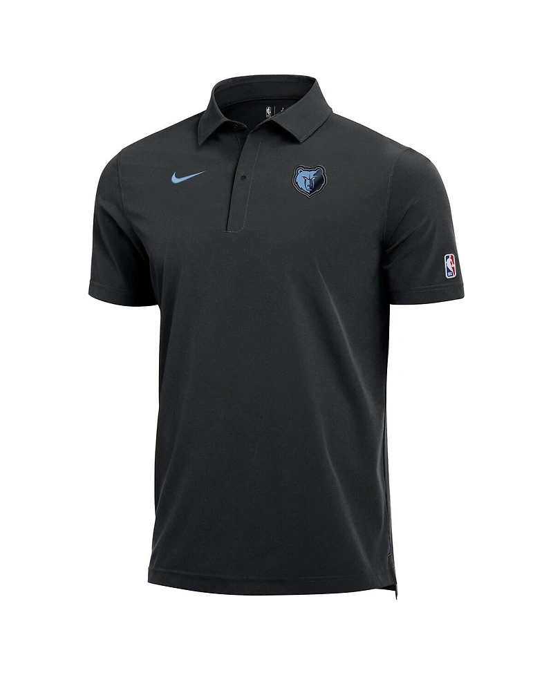 Nike Men's Black Memphis Grizzlies 2025/26 Authentic Dri-fit Coaches Polo Shirt