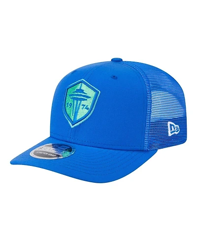 New Era Men's Blue Seattle Sounders Fc Jersey Hook 9SEVENTY Adjustable Hat