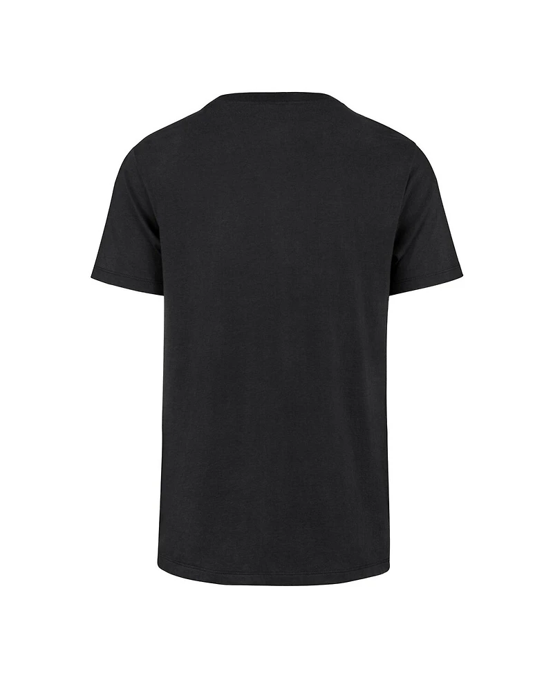 '47 Brand Men's Black New Orleans Saints Stripe Splash Franklin Throwback T-Shirt