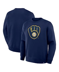 Fanatics Men's Navy Milwaukee Brewers Legacy Sweatshirt