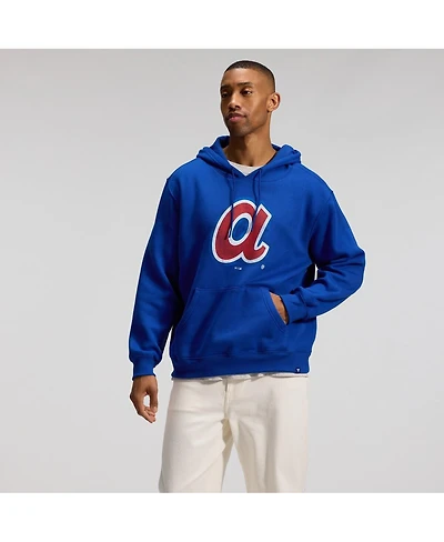 Fanatics Men's Royal Atlanta Braves Heritage Hoodie