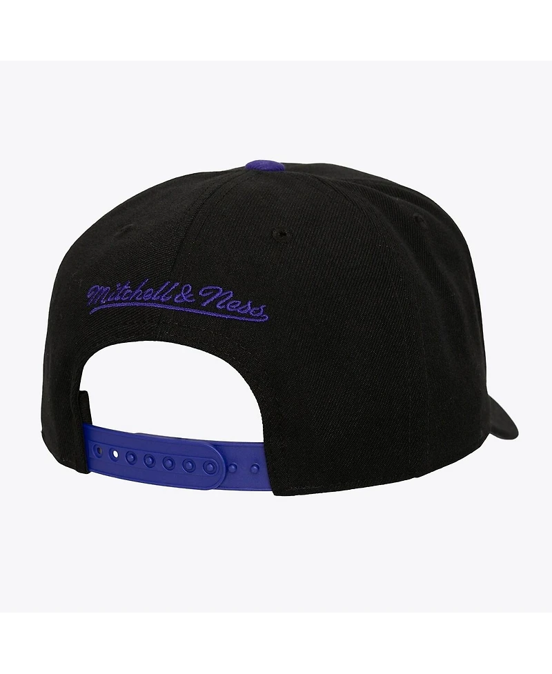 Mitchell & Ness Men's Black Los Angeles Lakers Class Act Pro Snapback Hat