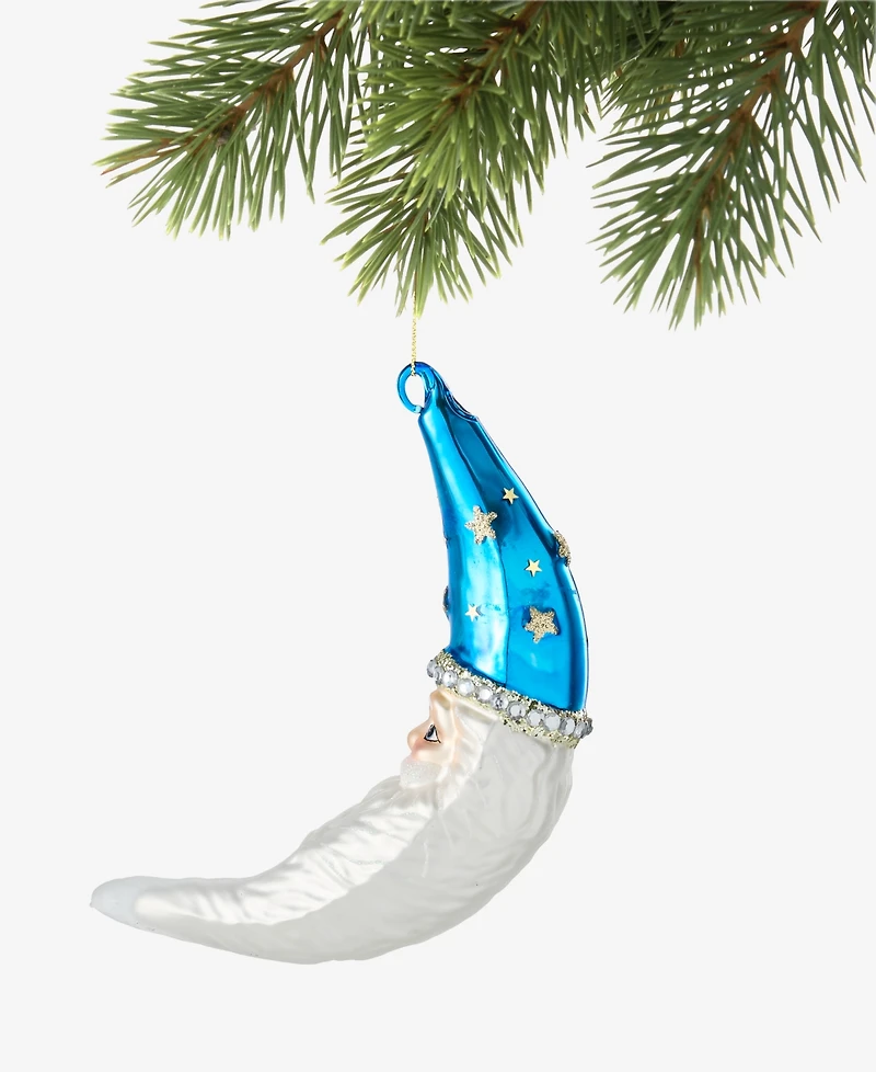 Holiday Lane Celestial Gems Moon Ornament, Macy's Exclusive