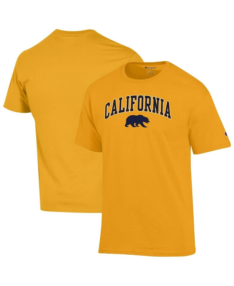 Champion Men's Gold Cal Bears Arch Over Logo T-Shirt