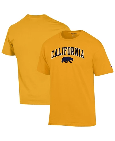 Champion Men's Gold Cal Bears Arch Over Logo T-Shirt