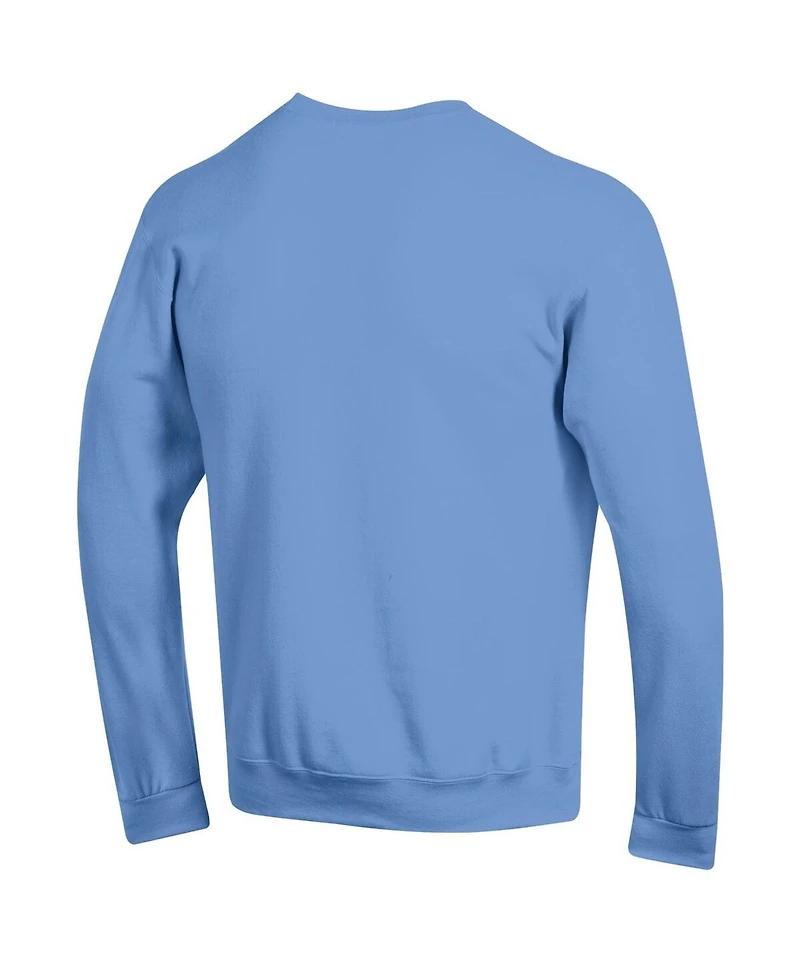Champion Men's Light Blue Columbia University Basic Arch Fleece Pullover Sweatshirt