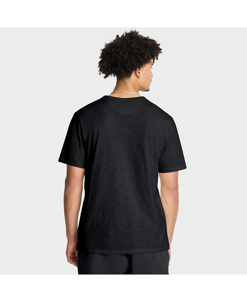Fanatics Men's Black Carolina Hurricanes Play Distressed Wordmark Stadium Slub T-Shirt