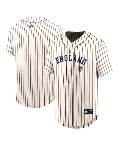 Fanatics Men's Cream England National Team Oversized Baseball Jersey