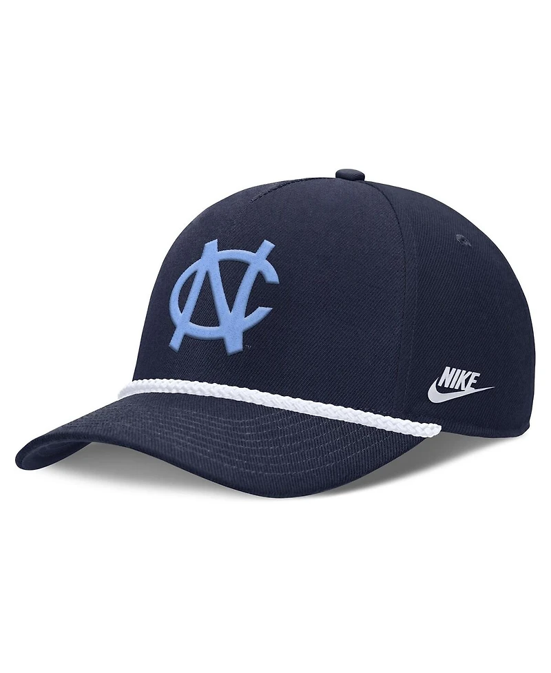 Nike Men's and Women's Navy North Carolina Tar Heels 2026 Basketball Refresh 5-Panel Rope Rise Hat