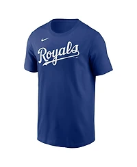 Nike Men's Bobby Witt Jr. Royal Kansas City Royals Name and Number T-Shirt