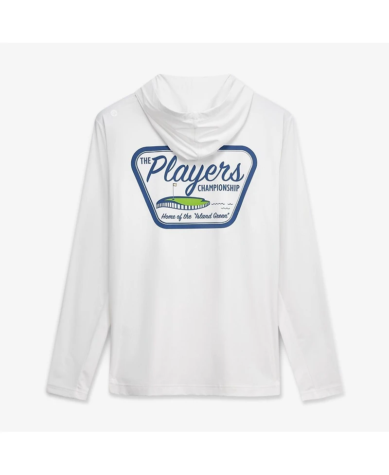 FootJoy Men's White The Players Island Green Patch TempoSeries Lightweight Sun Hoodie