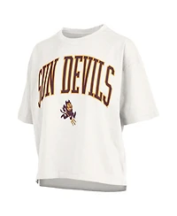 Pressbox Women's White Arizona State Sun Devils Nelson T-Shirt