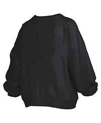 Pressbox Women's Black Texas Longhorns Janise Fleece Sweatshirt