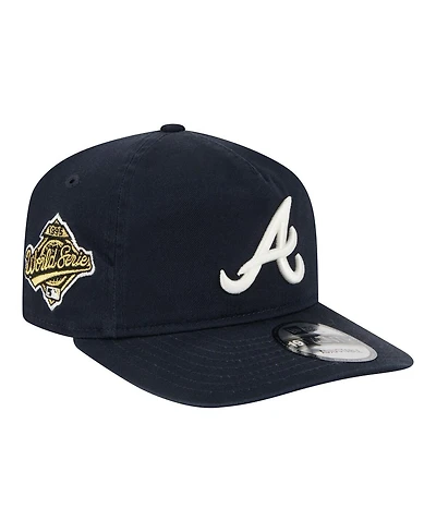 New Era Men's Navy Atlanta Braves Championship 19TWENTY Adjustable Hat