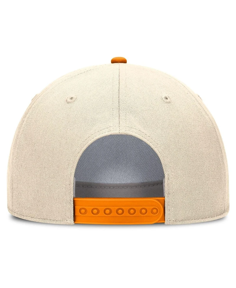 Nike Men's and Women's Natural Tennessee Volunteers 2026 Primetime Natural 5-Panel Rope 2-Tone Rise Hat