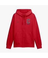 Nike Men's Red Cleveland Guardians Primetime Lockup Full-Zip Hoodie