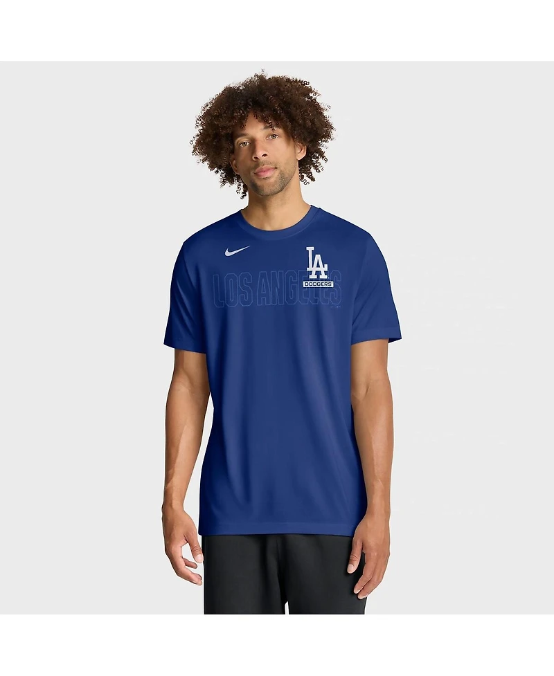 Nike Men's Royal Los Angeles Dodgers Knockout Team Legend Dri-fit T-Shirt