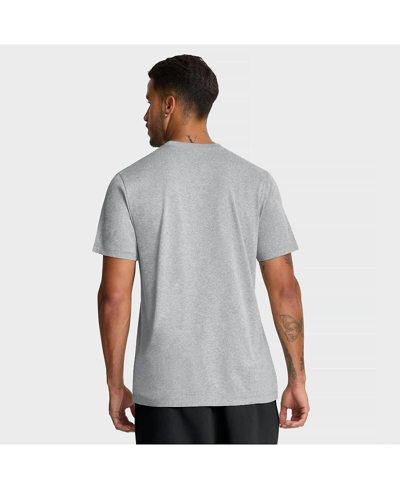 Nike Men's Heather Gray New York Yankees Swoosh Legend Dri-fit T-Shirt