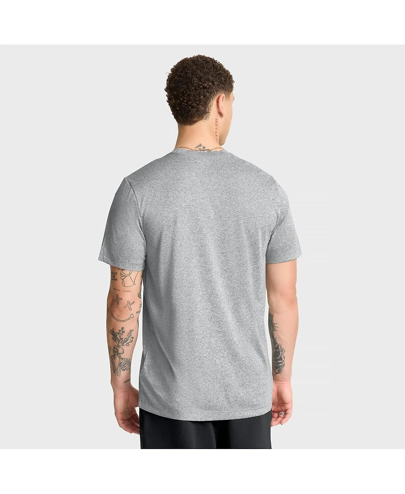 Nike Men's Heather Gray Cincinnati Reds Swoosh Legend Dri-fit T-Shirt