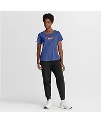 Nike Women's Heather Royal New York Mets Arched Tri-Blend T-Shirt
